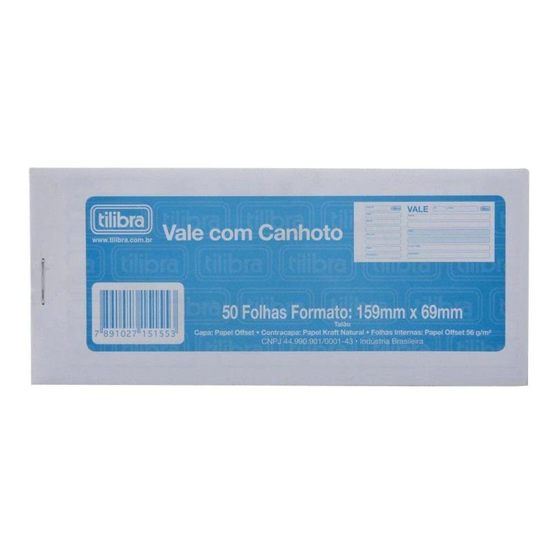 IMP VALE CANHOTO 050FLS TILIBRA