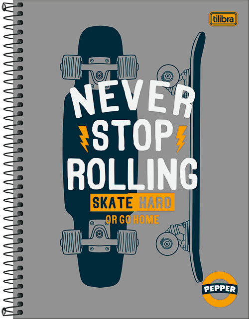 CADERNO CD TILIBRA PEPPER MASC 160 FLS 1