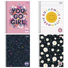 CADERNO 256 PEPPER FEMININO TILIBRA 2348