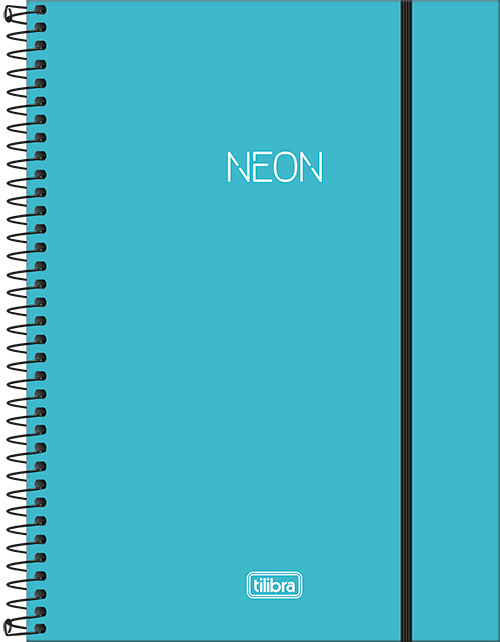 CADERNO 080 CP NEON AZ TILIBRA 302376