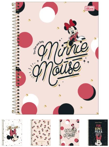CADERNO 160 MINNIE TILIBRA 308099 10M
