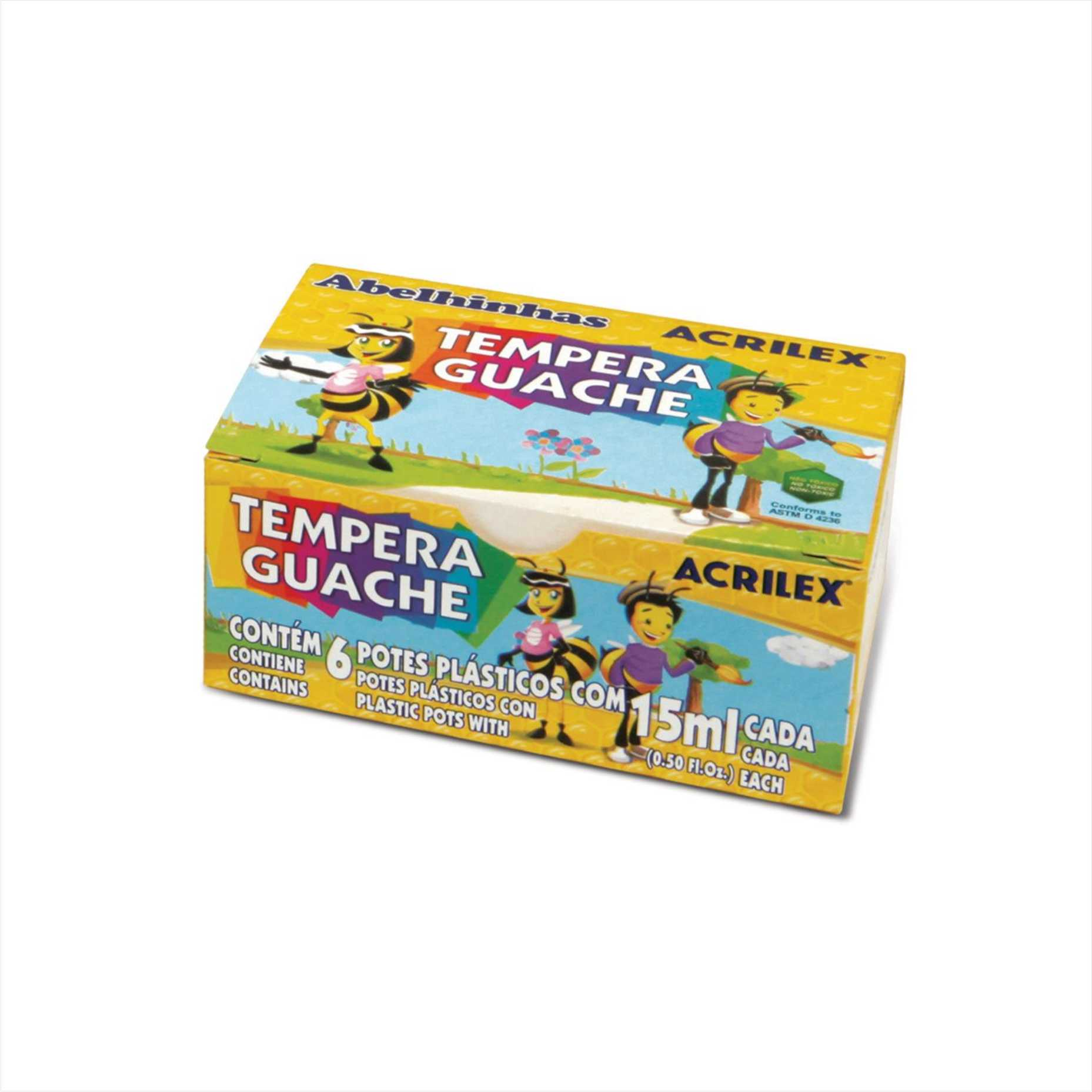 Tinta Guache 15ML 06 Cores