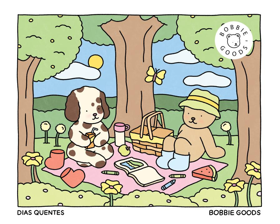 Dias quentes (Spring Summer) – Livro de colorir oficial Bobbie Goods