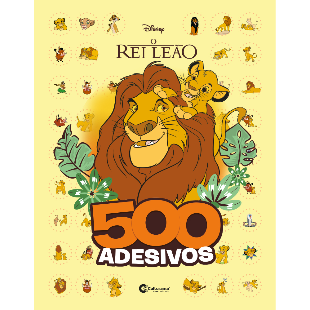 500 adesivos o Rei Leão