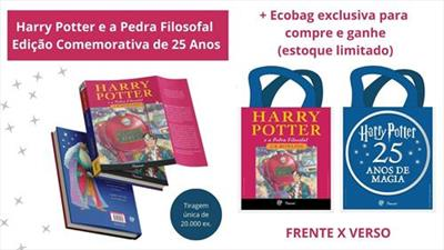 Harry Potter e a Pedra Filosofal - Edição Comemorativa de 25 Anos (Com Brinde - Sacola)
