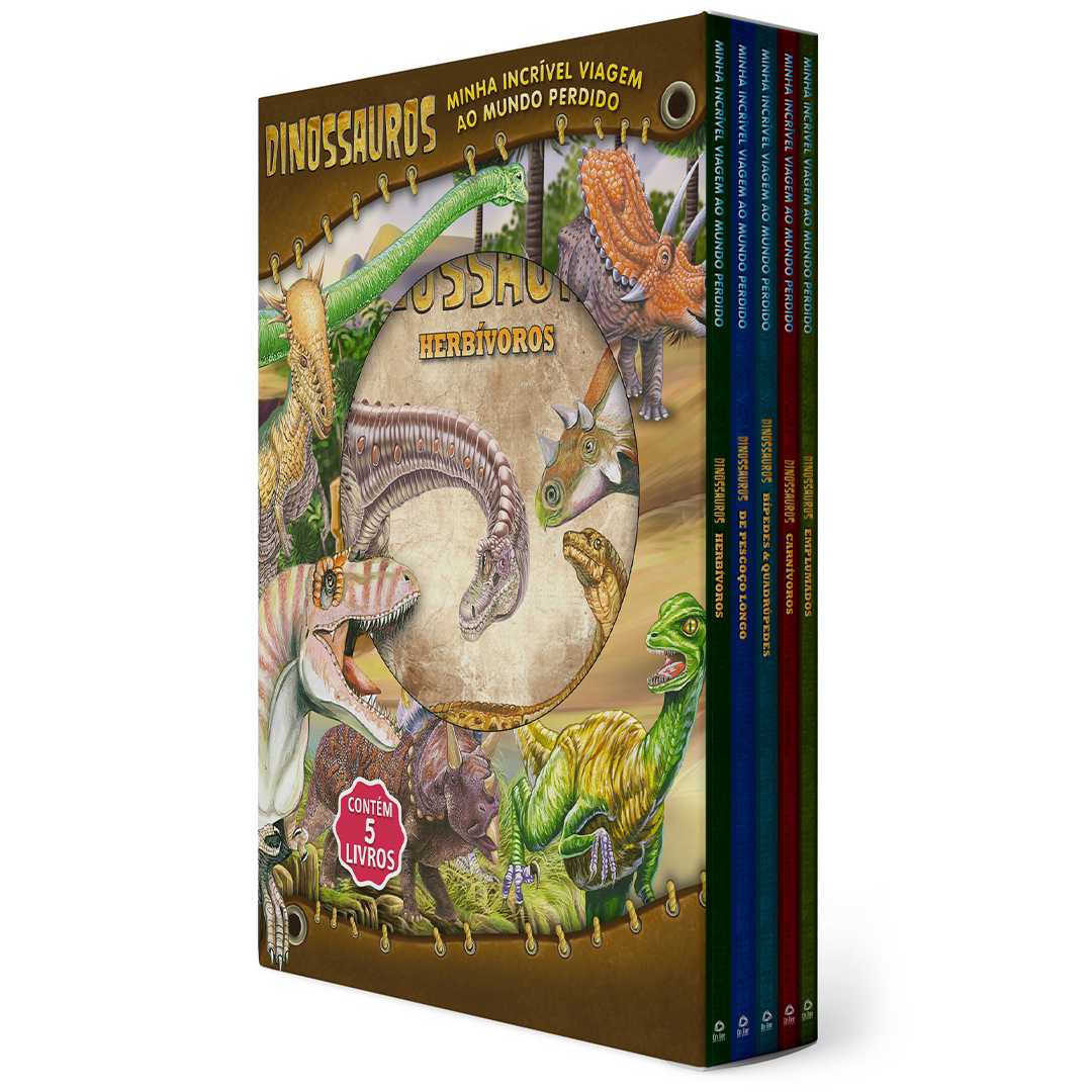 Coleção Minha Incrível Viagem ao Mundo Perdido - Box com 5 Livros