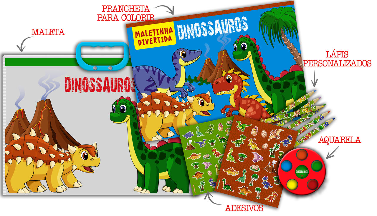 Dinossauros Maletinha Divertida