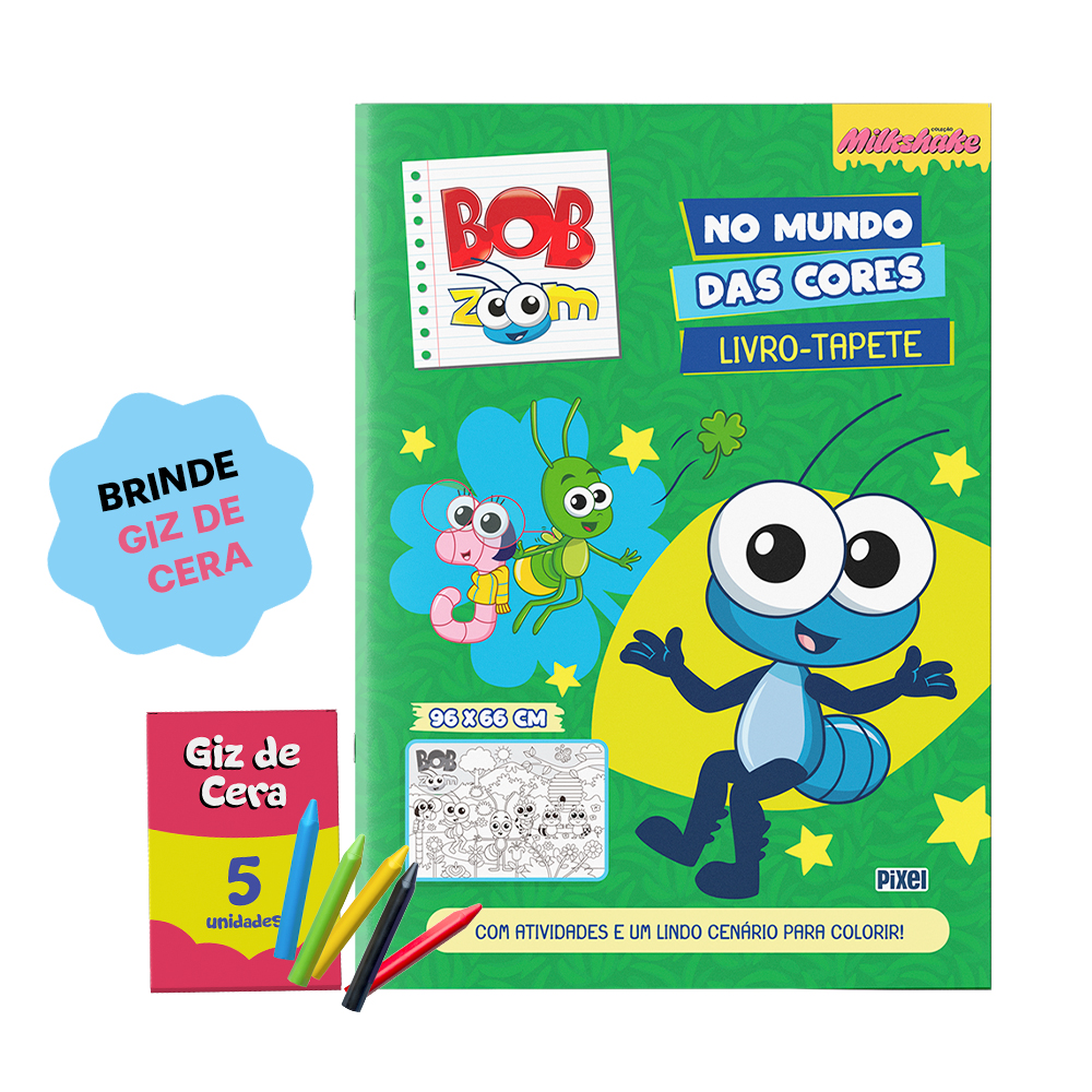 Livro-tapete Bob Zoom no mundo das cores