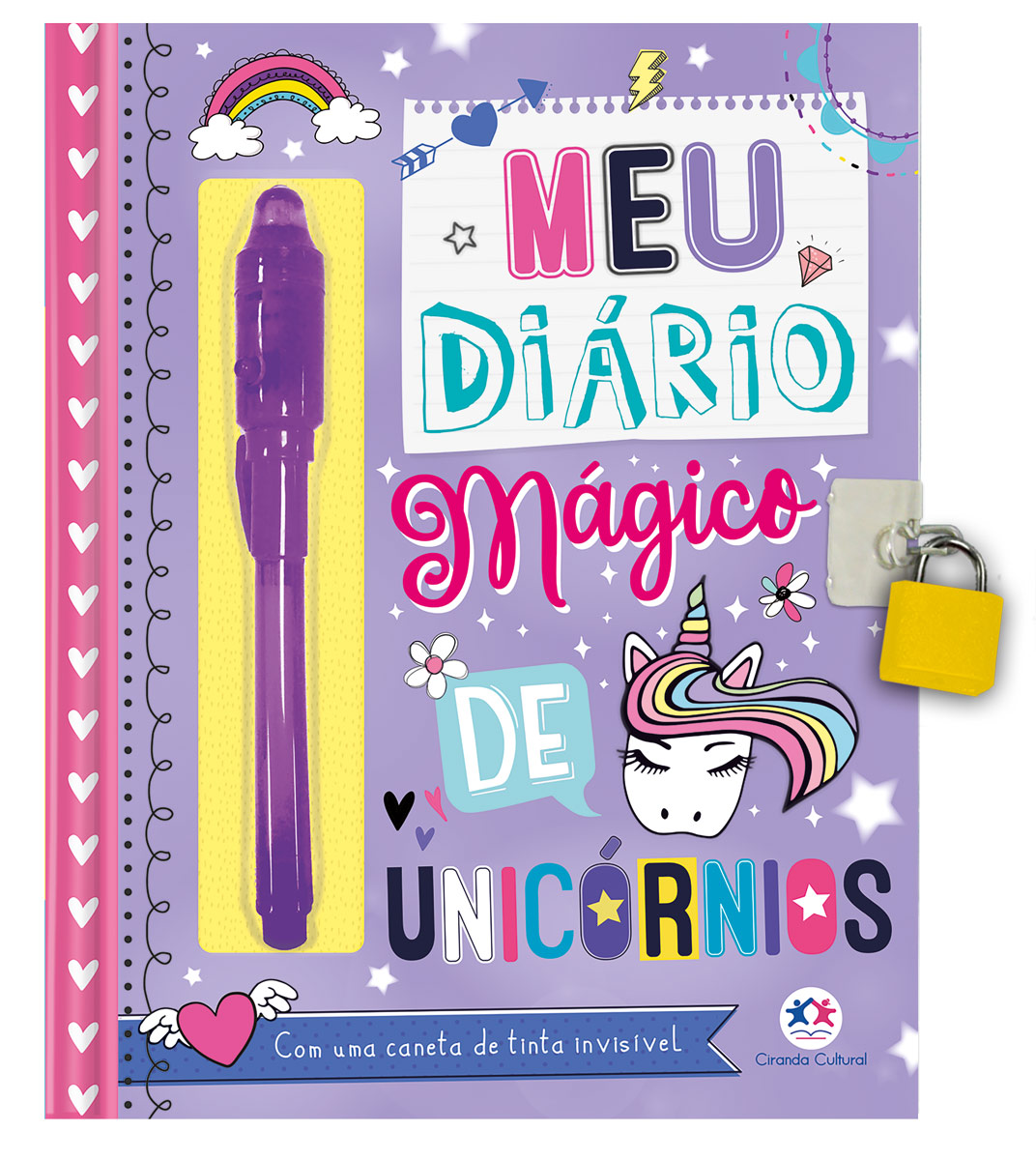 Meu livro diário mágico de unicórnios