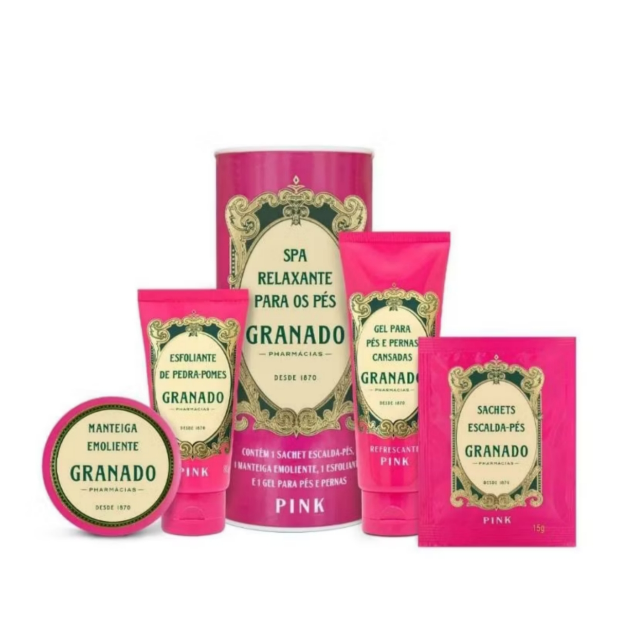 Kit SPA Relaxante Para Os Pés Granado 4 Itens