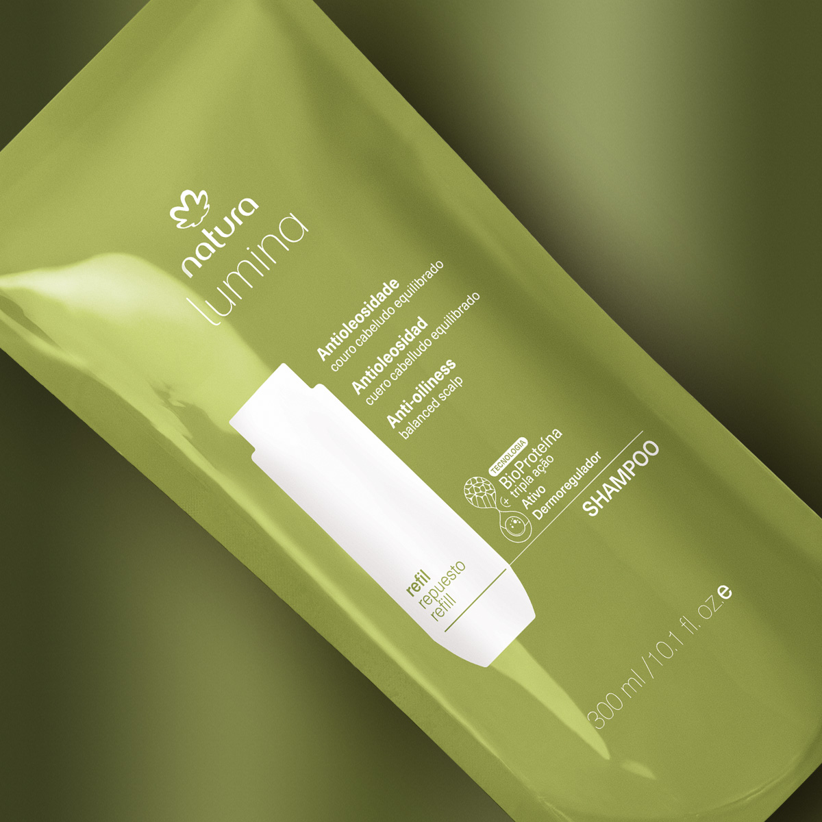 Natura Lumina Refil Shampoo Antioleosidade 300ml