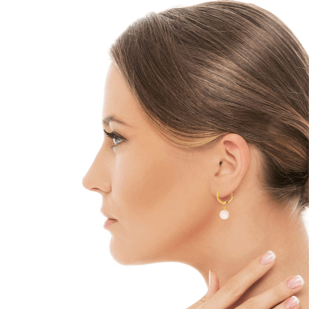 Brinco de Pérolas Malu banhado em Ouro 18k