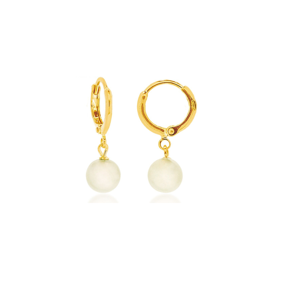 Brinco de Pérolas Malu banhado em Ouro 18k