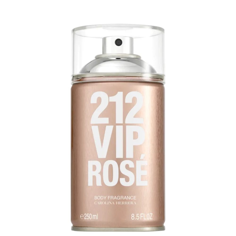 212 VIP Rosé Carolina Herrera Body Spray Feminino -250 ml