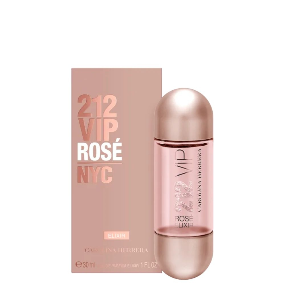 212 VIP Rosé Elixir Carolina Herrera Eau de Parfum Feminino -30 ml