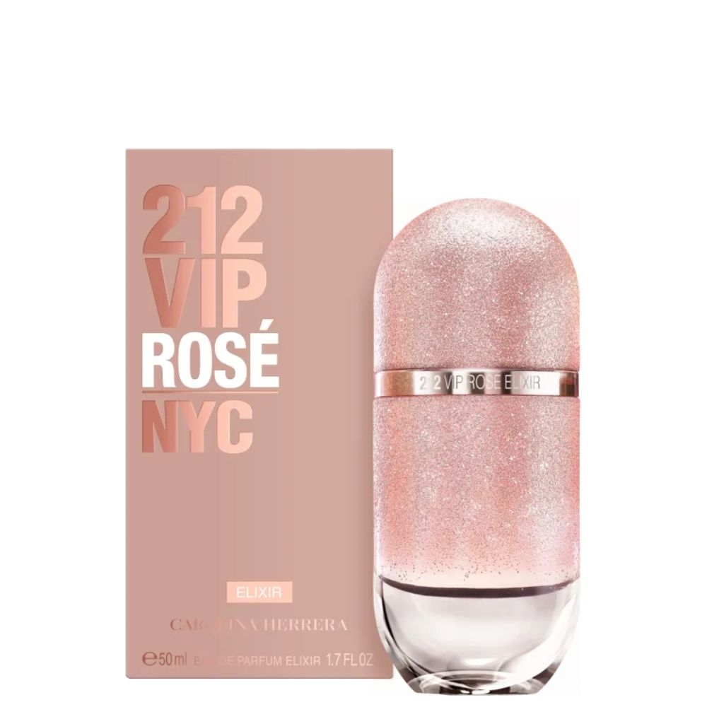 212 VIP Rosé Elixir Carolina Herrera Eau de Parfum Feminino -50 ml