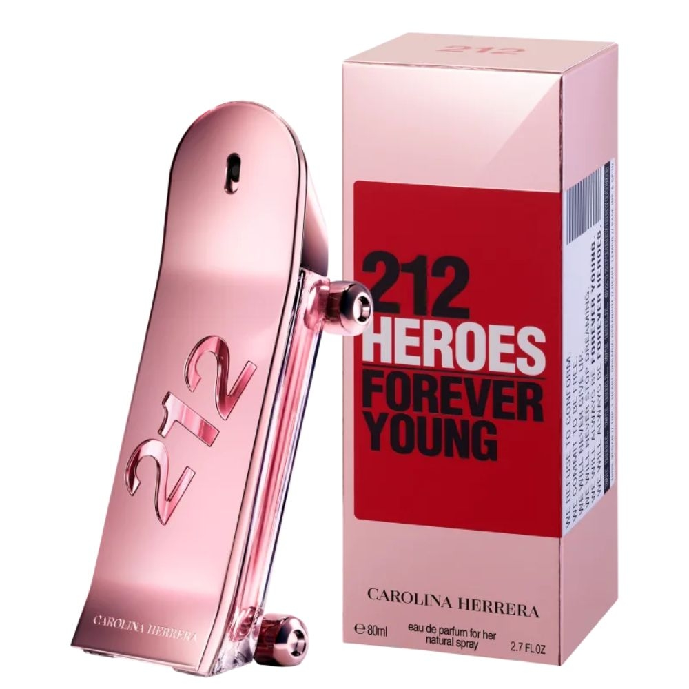 212 Heroes For Her Feminino Eau de Parfum -80 ml