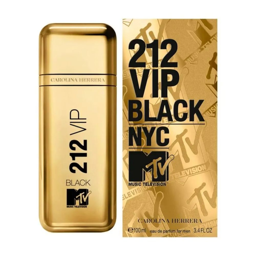 212 VIP Black NYC MTV Eau de Parfum Masculino-100 ml