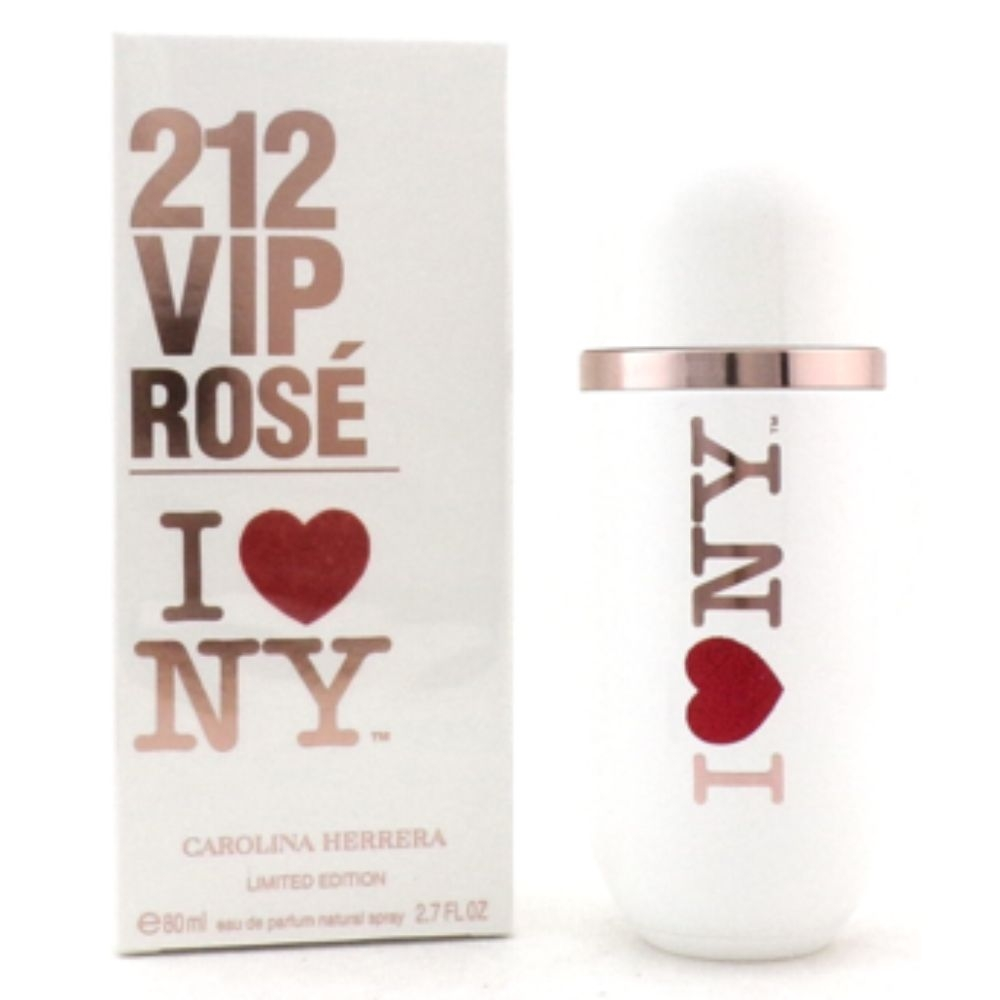 212 Vip Rose I Love NY Carolina Herrera Eau de Parfum Feminino-80 ml