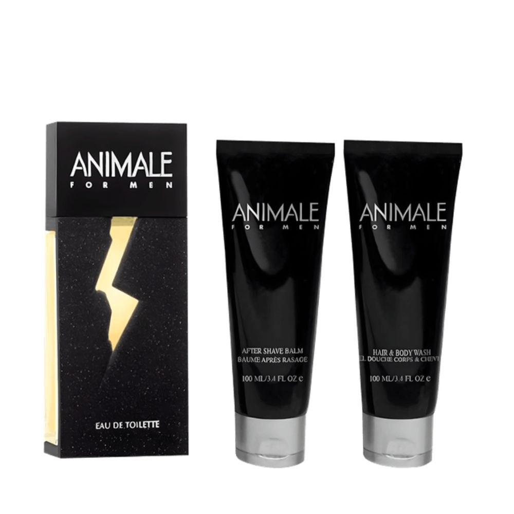 Kit Animale For Men Eau de Toilette + Pós Barba + Gel de Banho-100 ml