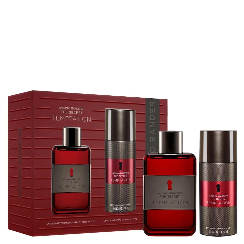kit The Secret Temptation + Desodorante Eau de Toilette Masculino-100 ml