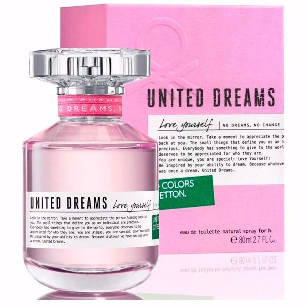 United Dreams Love Yourself Benetton Eau de Toilette Feminino-80 ml
