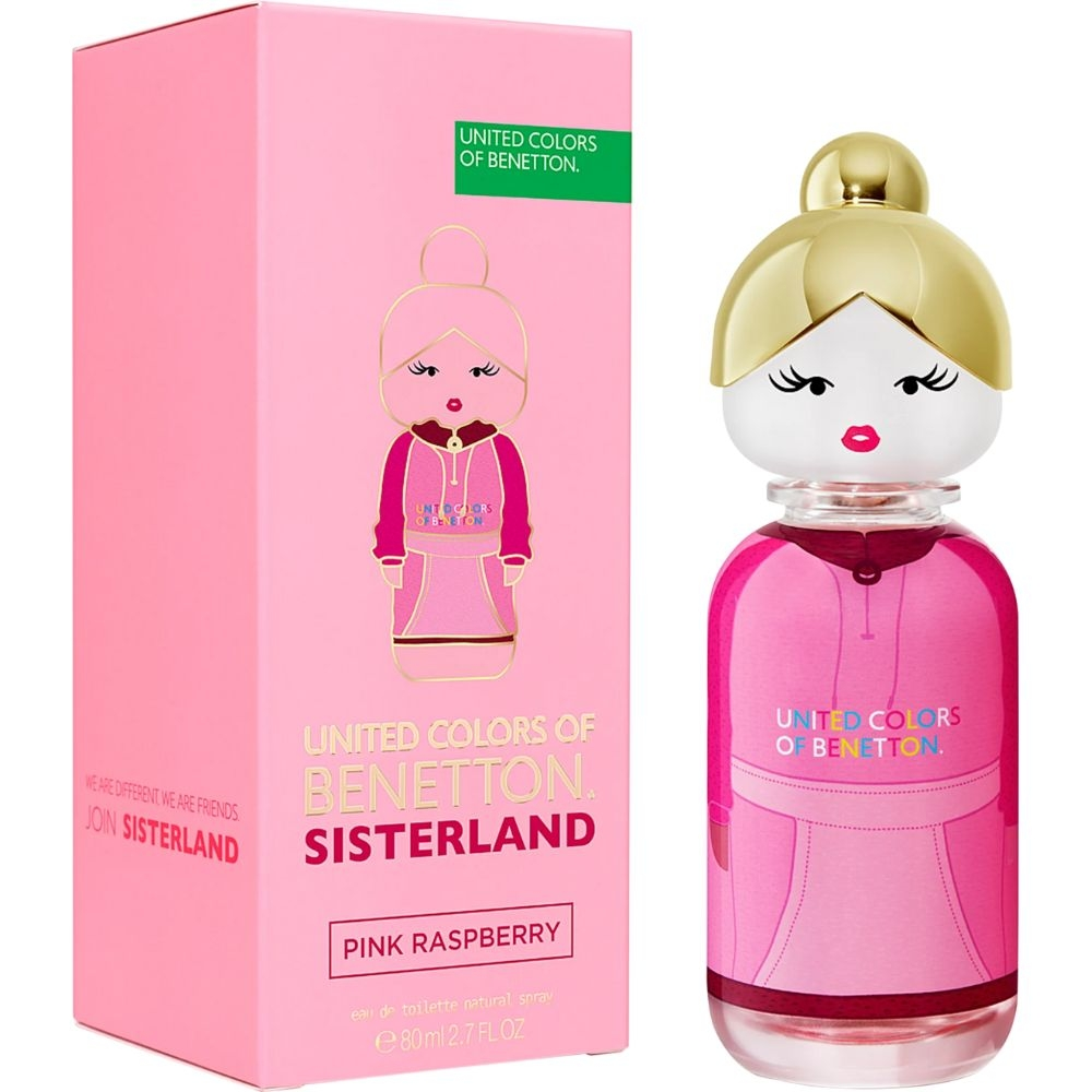 Sisterland Pink Raspeberry Benetton Eau de Toilette Feminino-80 ml