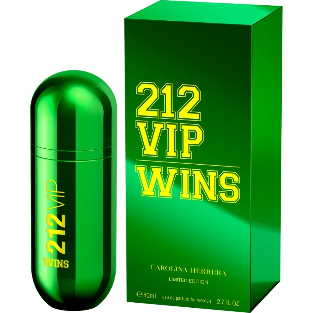 212 VIP WINS Carolina Herrera Eau de Parfum Feminino-80 ml