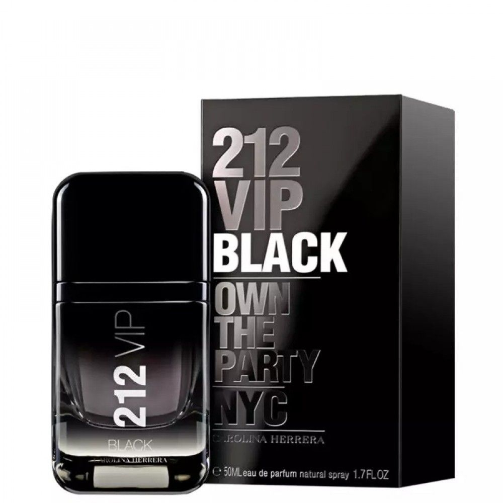 212 VIP Black  Eau de Parfum  Masculino -50 ml
