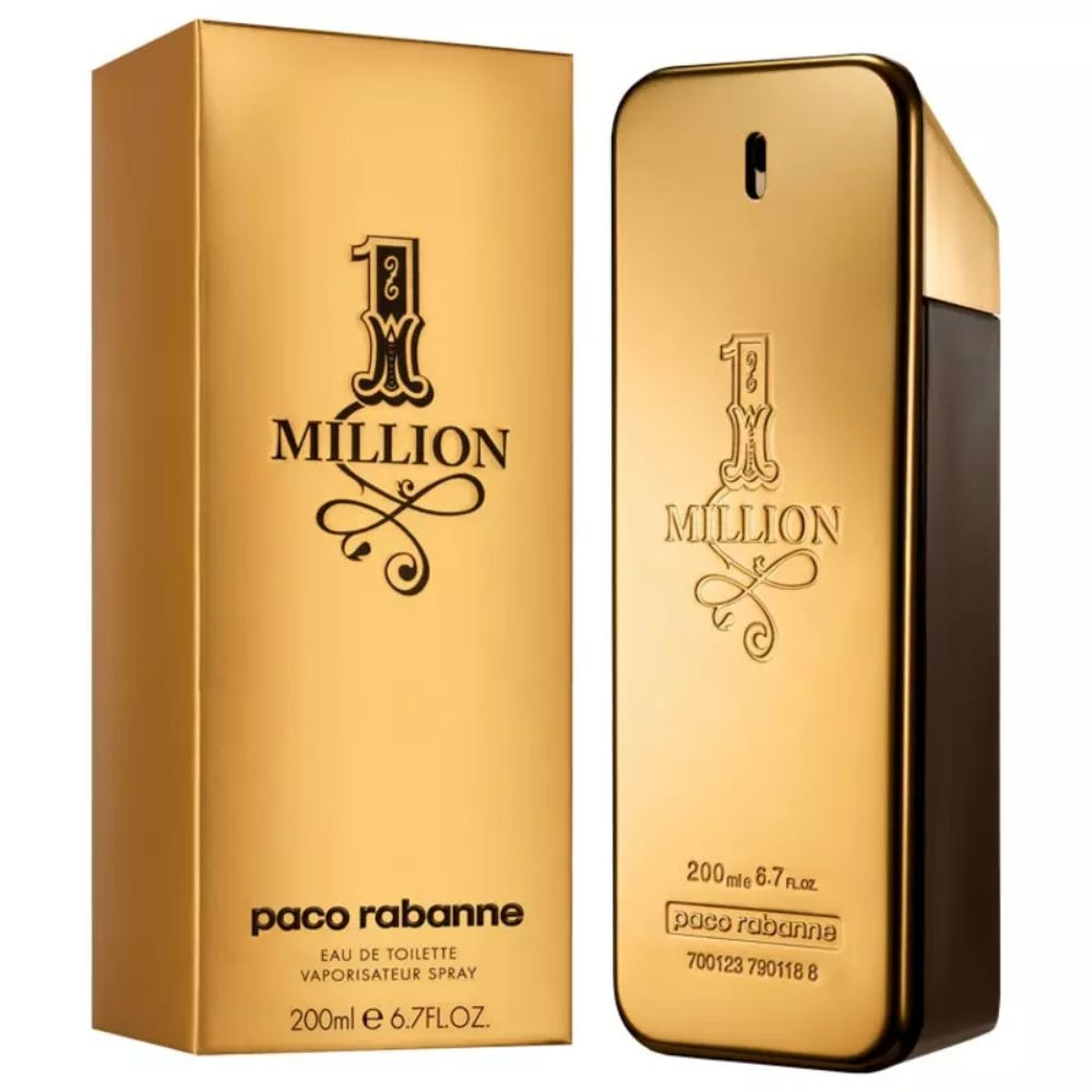 1 Million Paco Rabanne Eau de Toilette  Masculino-200 ml