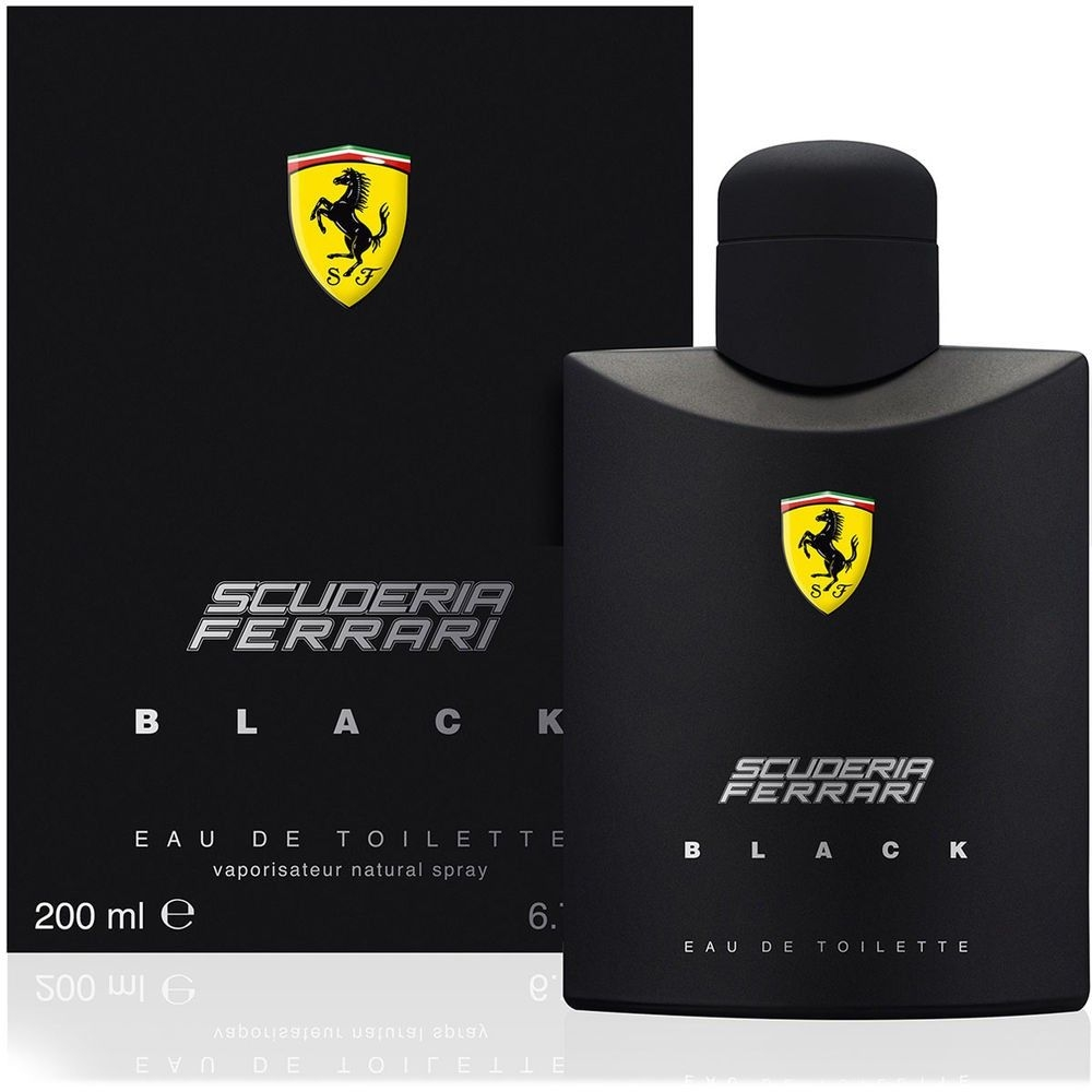 Ferrari Black Eau de Toilette Masculino-200 ml