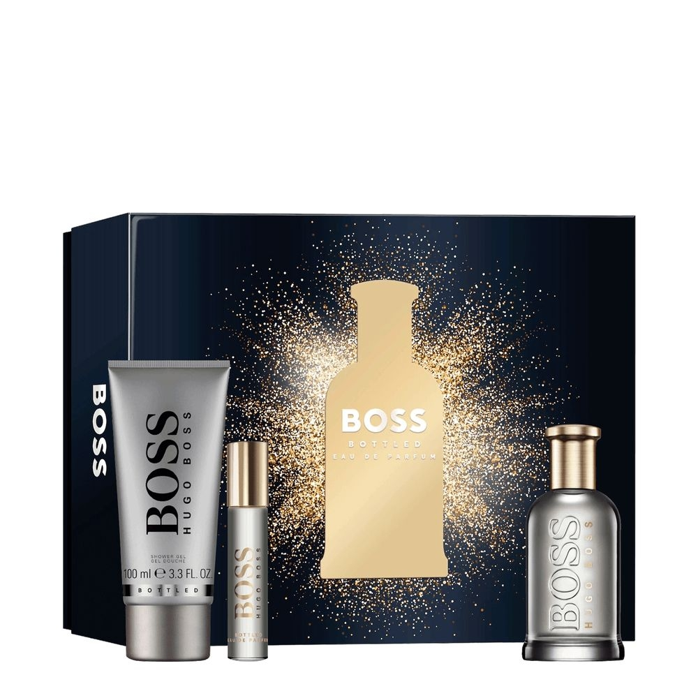 Kit Boss Bottled + Shower Gel + Mini Eau de Parfum Masculino-100 ml