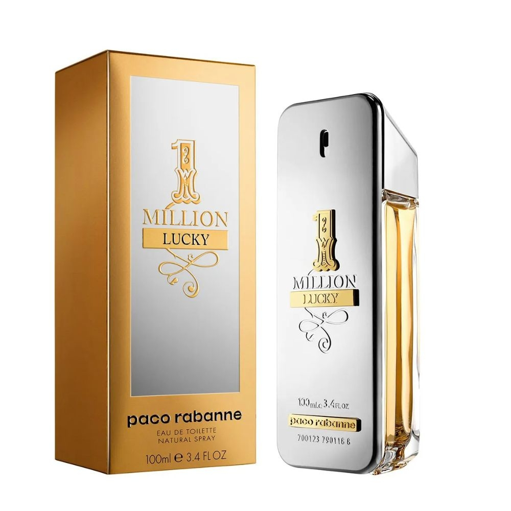 1 Million Lucky Paco Rabanne Eau de Toilette  Masculino-100 ml