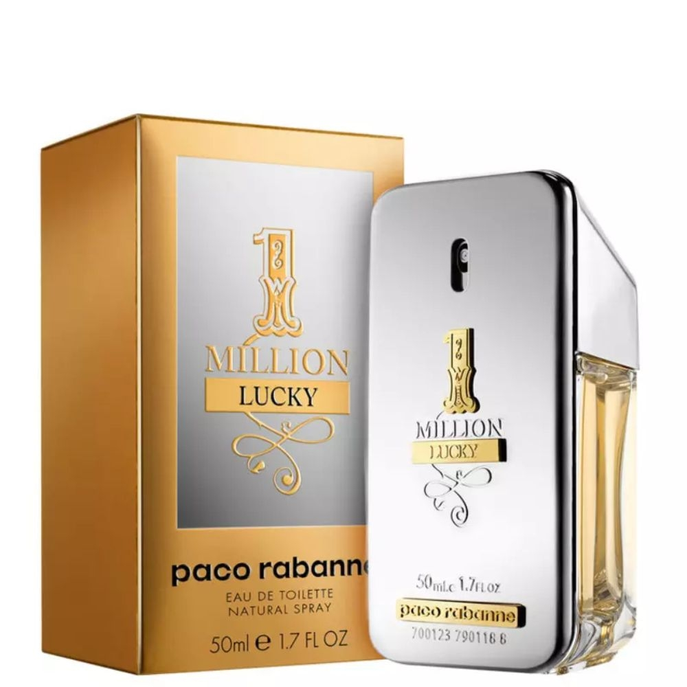 1 Million Lucky Paco Rabanne Eau de Toilette  Masculino-50 ml