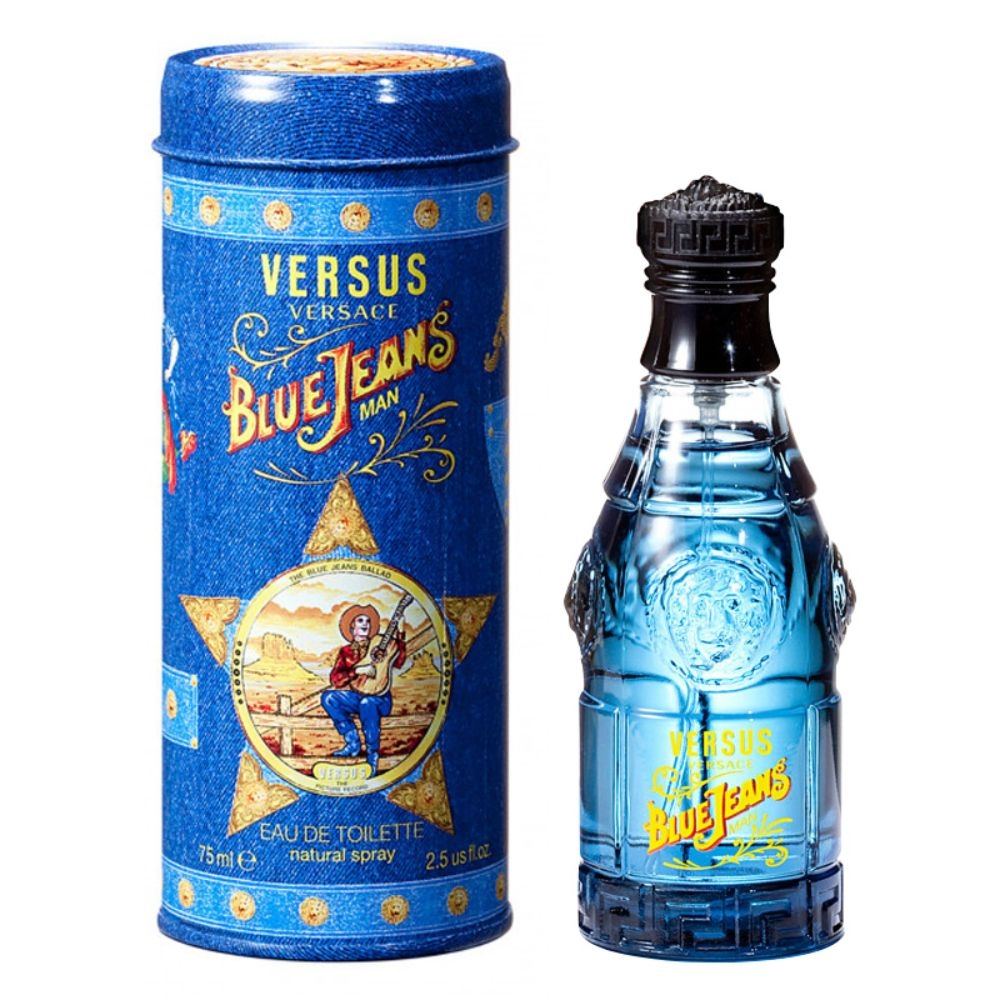 Versus Blue Jeans Man Versace Eau de Toilette Masculino-75 ml