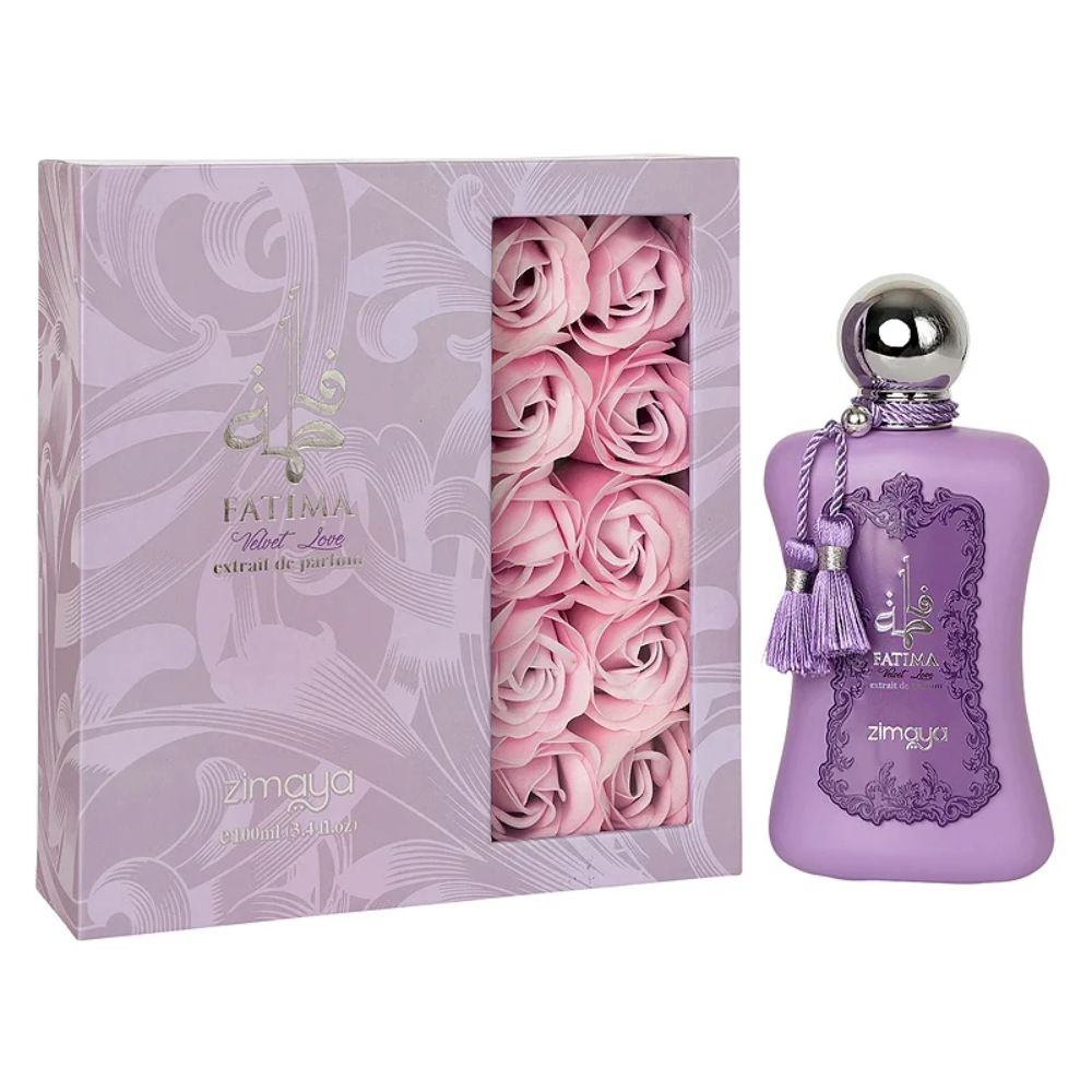 Zimaya Fatima Velvet Love Afnan Extrait de Parfum Feminino-100 ml