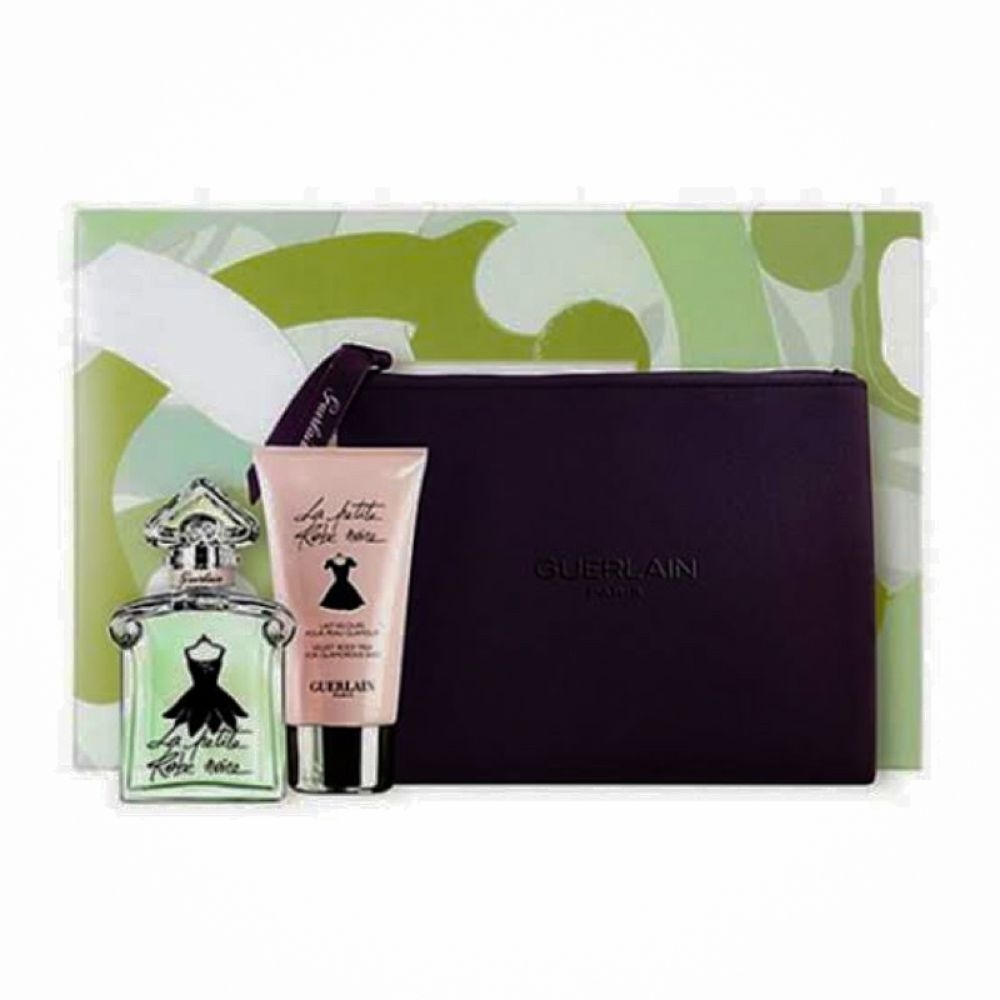 Kit La Petit Robe Noire Eau Fraiche + body lotion 75ml + Necessaire Eau De Toilette Feminino-50 ml