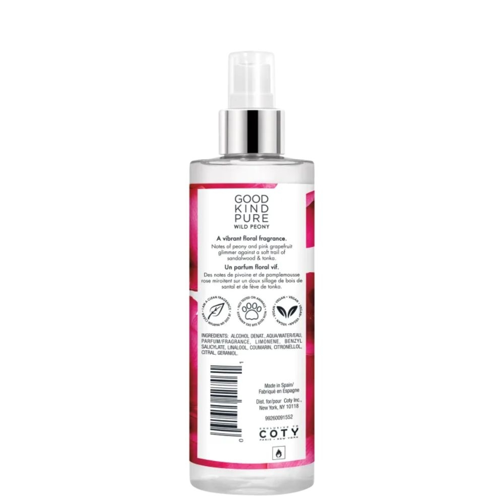 Wild Peony Good Kind Pure Body Mist Feminino -250 ml