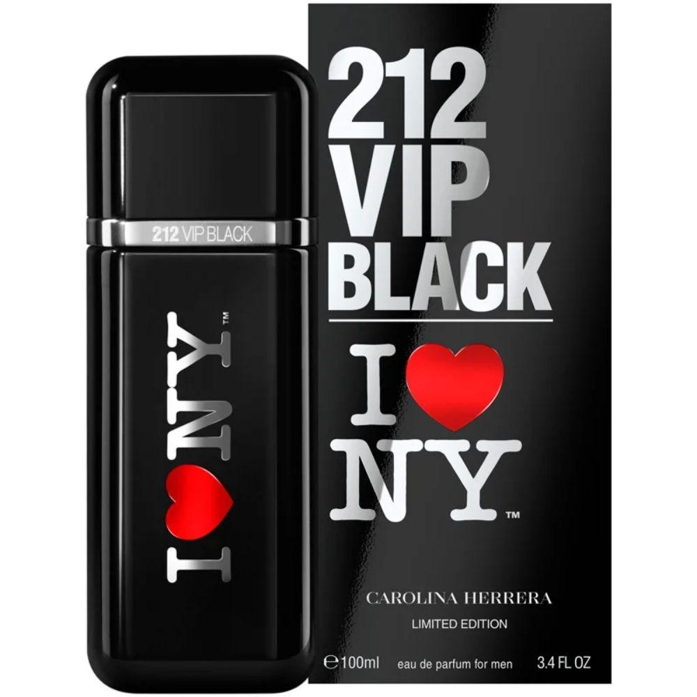 212 Vip Men Black I Love NY Eau de Parfum Masculino-100 ml