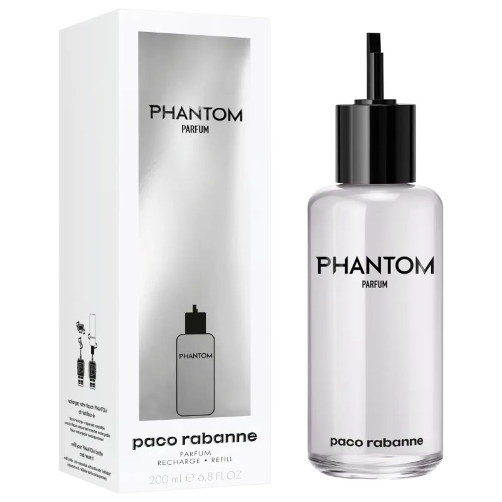 Phantom Parfum Refil Paco Rabanne Eau de Parfum Masculino-200 ml