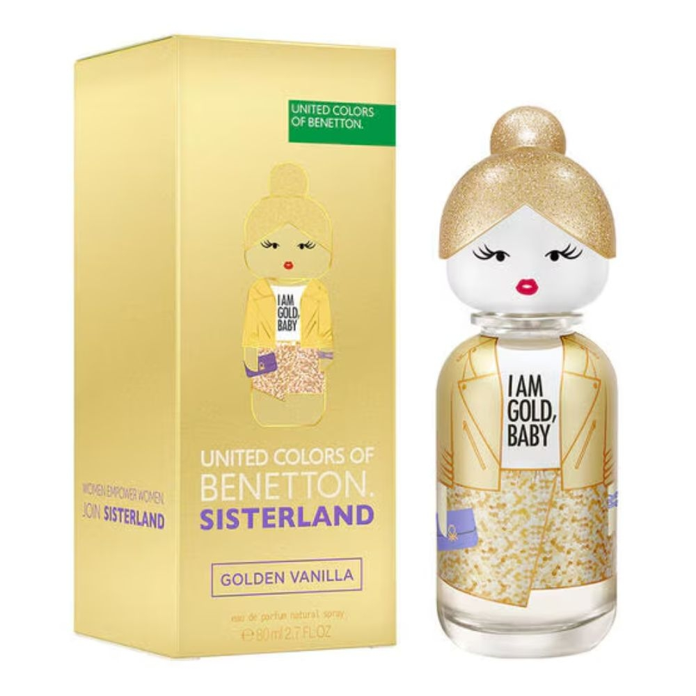 Sisterland Golden Vanilla Benetton Eau de Parfum Feminino-80 ml