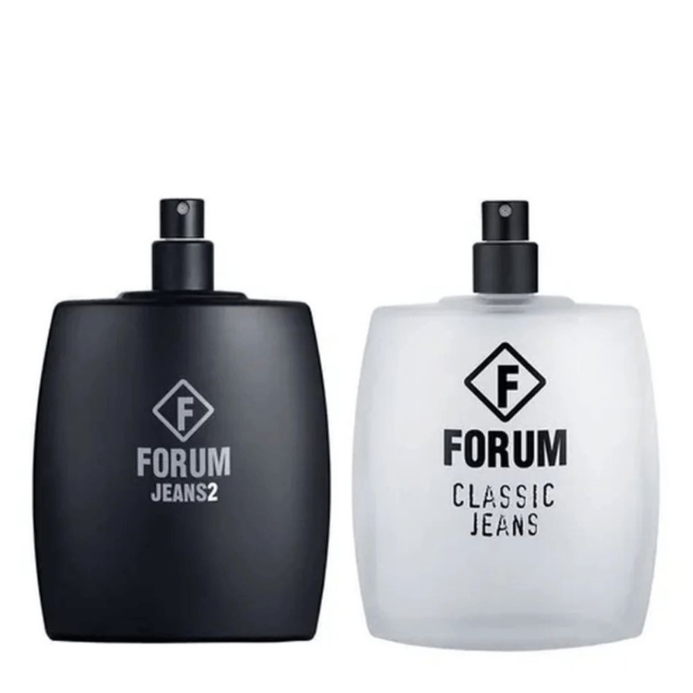 Kit Forum Jeans 2 + Forum Classic Jeans Eau de Cologne Unissex-50 ml