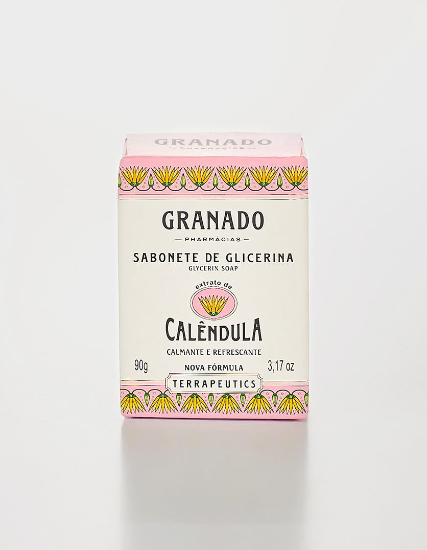 Sabonete em Barra de Glicerina Granado Calêndula 90g