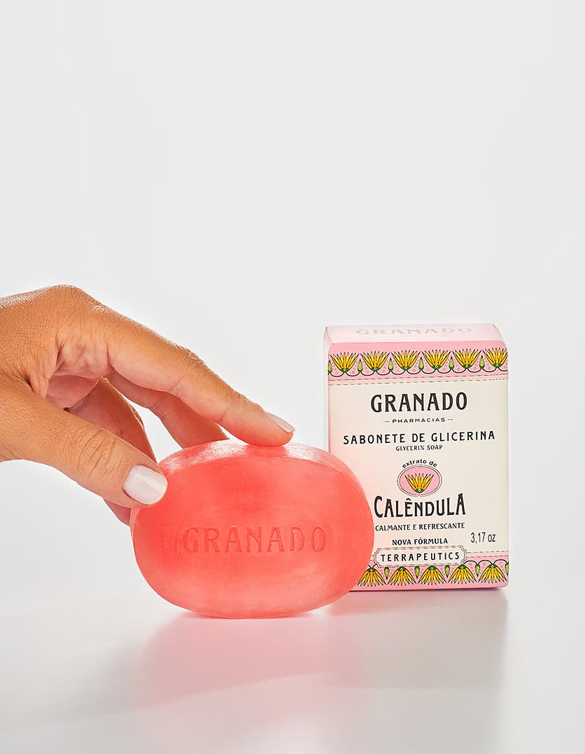 Sabonete em Barra de Glicerina Granado Calêndula 90g