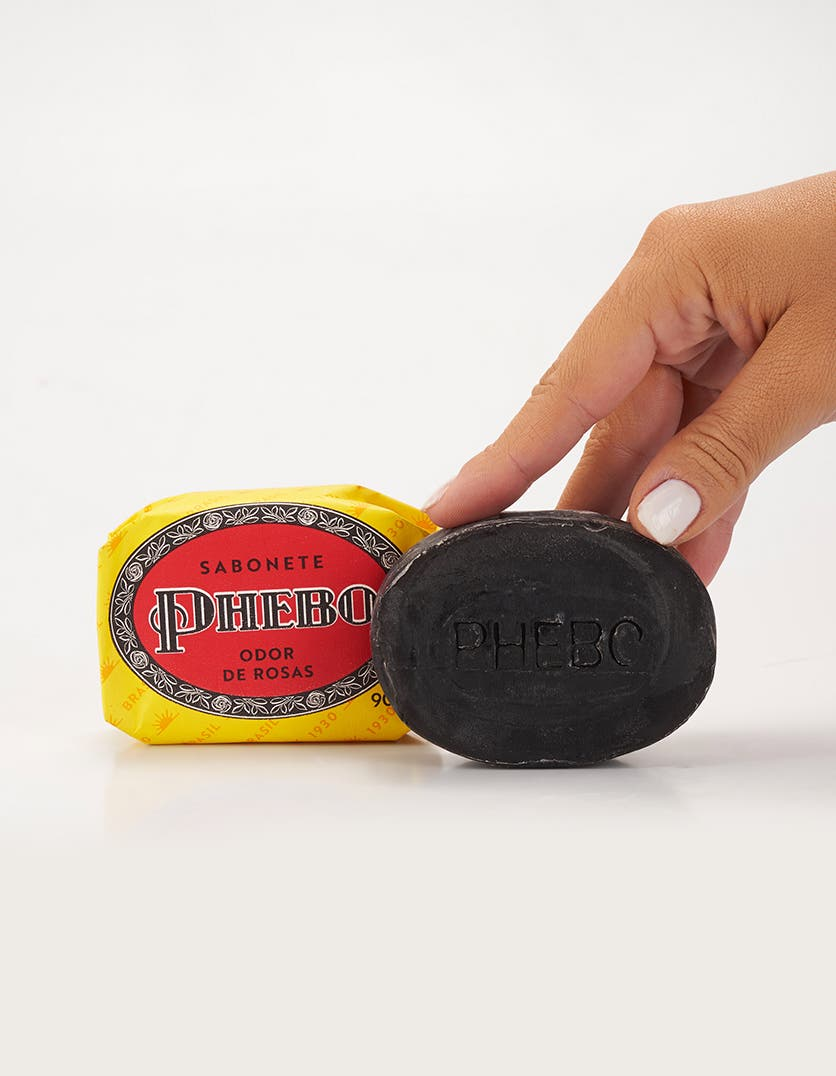 Sabonete em Barra de Glicerina Phebo Odor de Rosas 90g