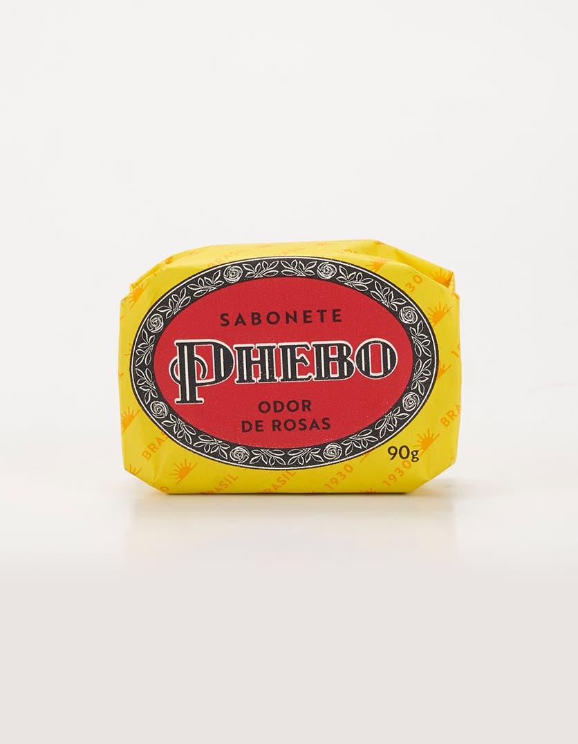 Sabonete em Barra de Glicerina Phebo Odor de Rosas 90g