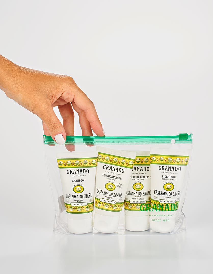 Kit Miniaturas Granado Castanha do Brasil