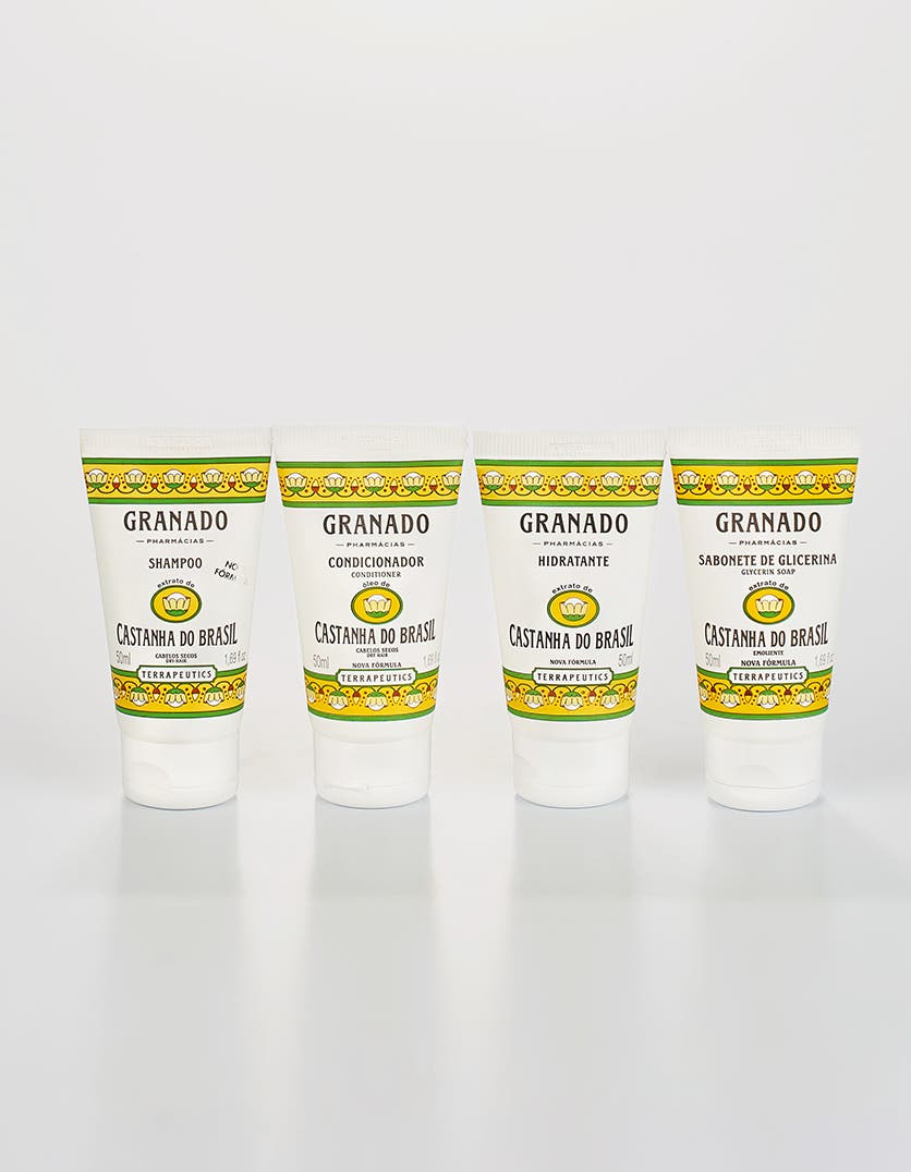 Kit Miniaturas Granado Castanha do Brasil