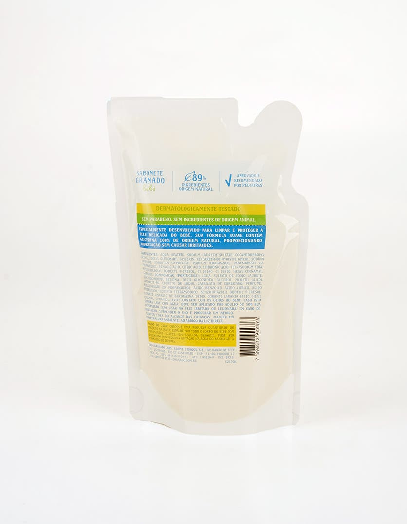 Refil Sabonete Líquido de Glicerina Granado Bebê Tradicional 250ml