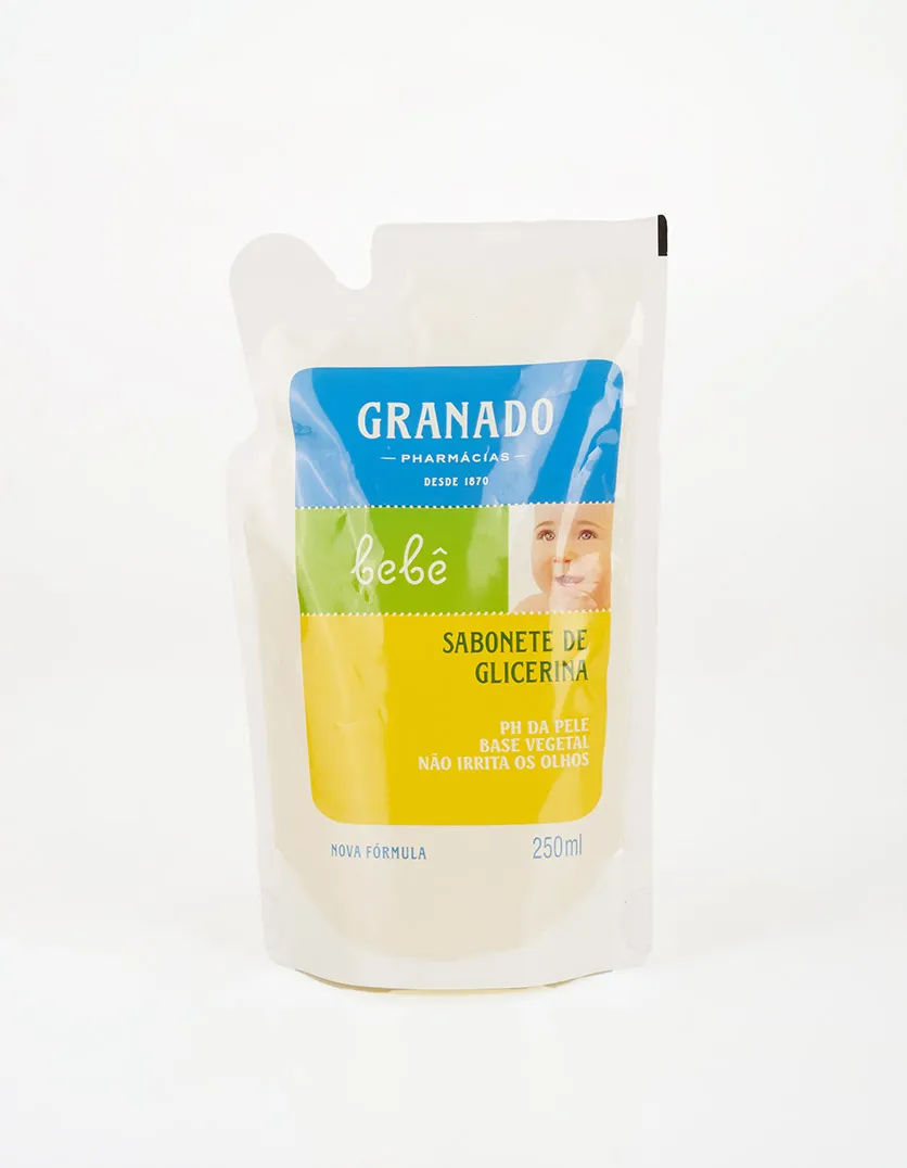 Refil Sabonete Líquido de Glicerina Granado Bebê Tradicional 250ml